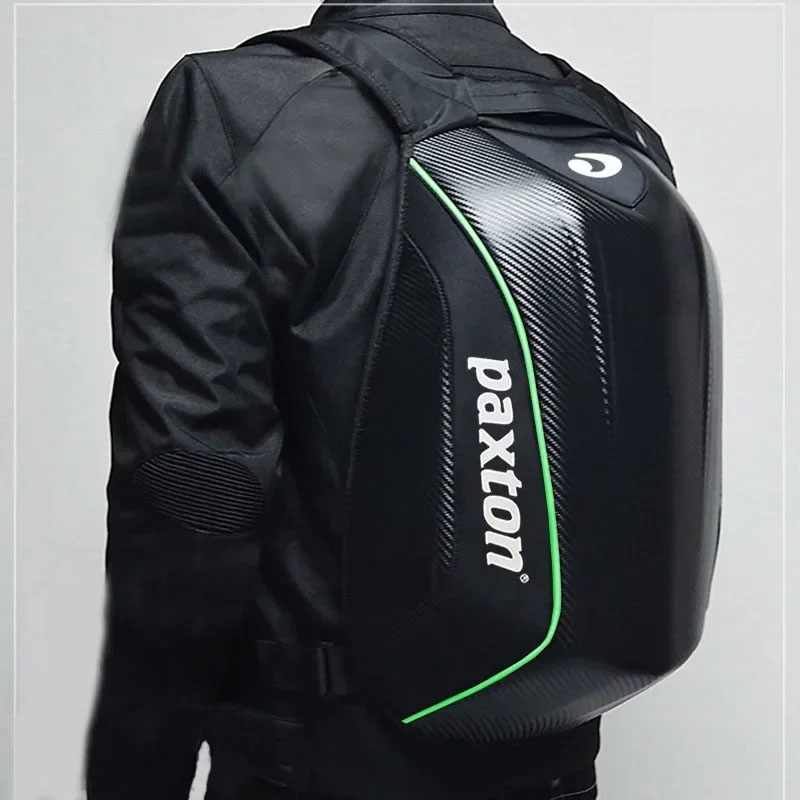 Motorcycle Gear Backpack - Tas Ransel Motor Serat Karbon Tas