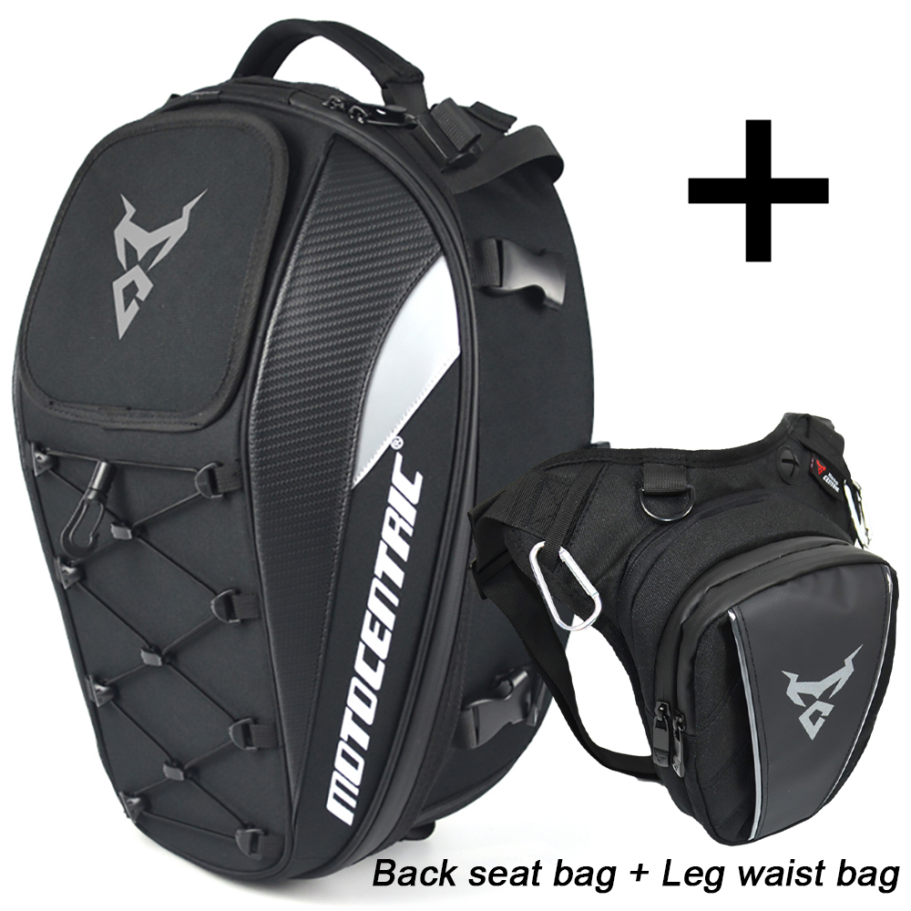 Motorcycle Gear Backpack - MOTOCENTRIC tas ekor motor tahan air
