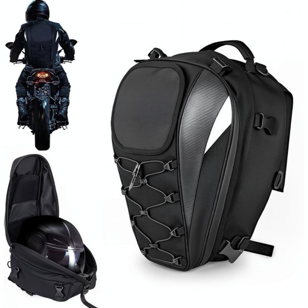 Motorcycle Gear Backpack - Tas Ransel Bagasi untuk Tempat Duduk