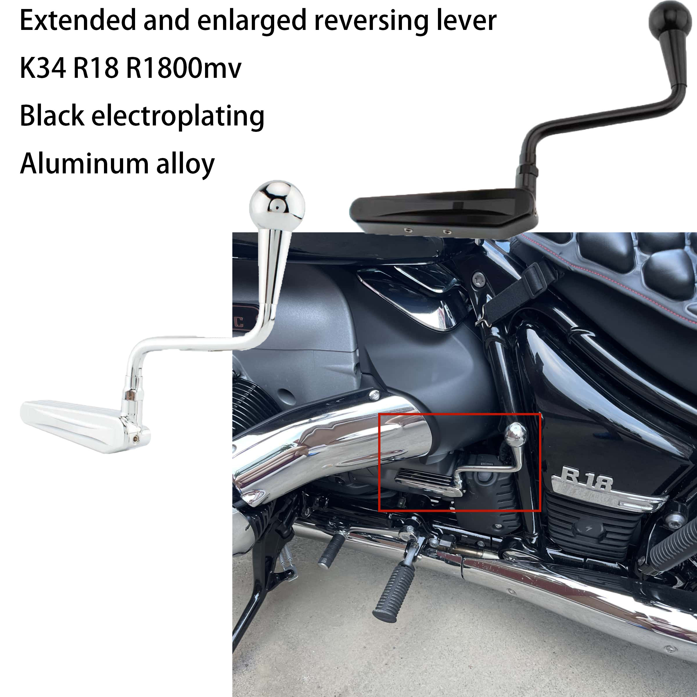 Tuas Transmisi CNC Tuas Mundur - Motorcycle Gear Lever Extender ulasan dan harga