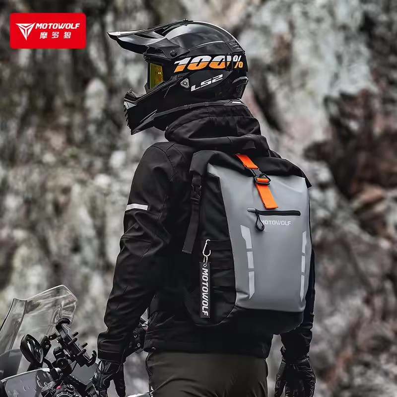 Motowf tas ransel motor, tas s - Motorcycle Gear Backpack ulasan dan harga
