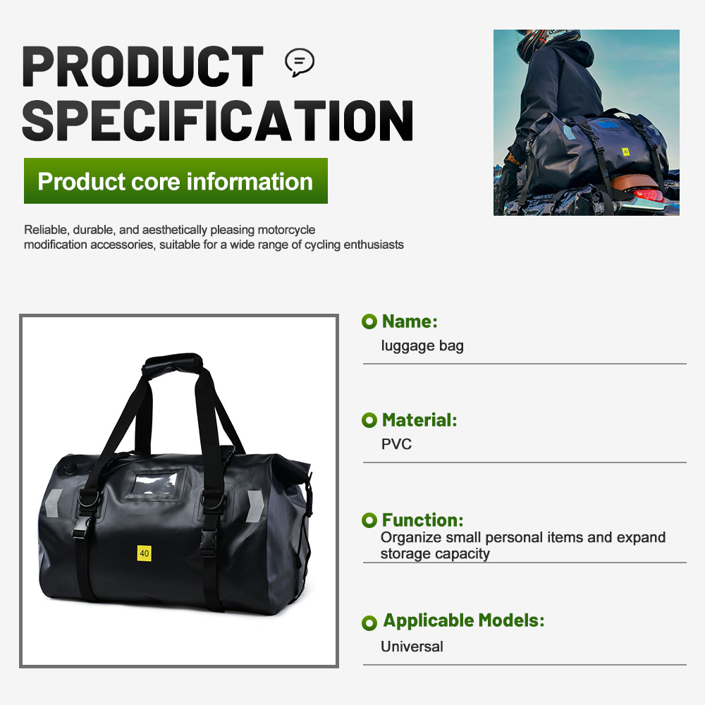 Tas Bagasi Jok Belakang Motor  - Motorcycle Gear Backpack ulasan dan harga