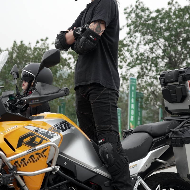 4Pcs Set Pelindung Lutut dan S - Motorcycle Gear Mens ulasan dan harga
