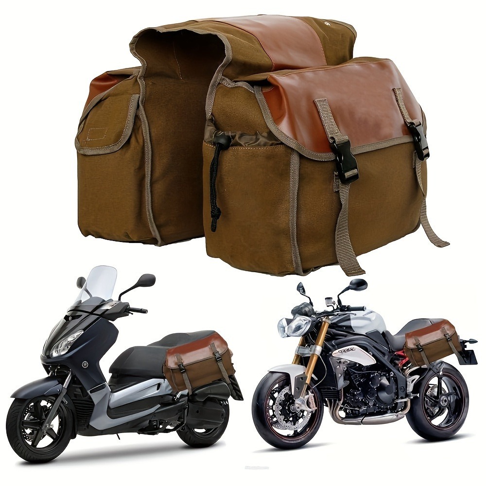 Tas Samping Kanvas Tahan Aus S - Motorcycle Gear Companies ulasan dan harga